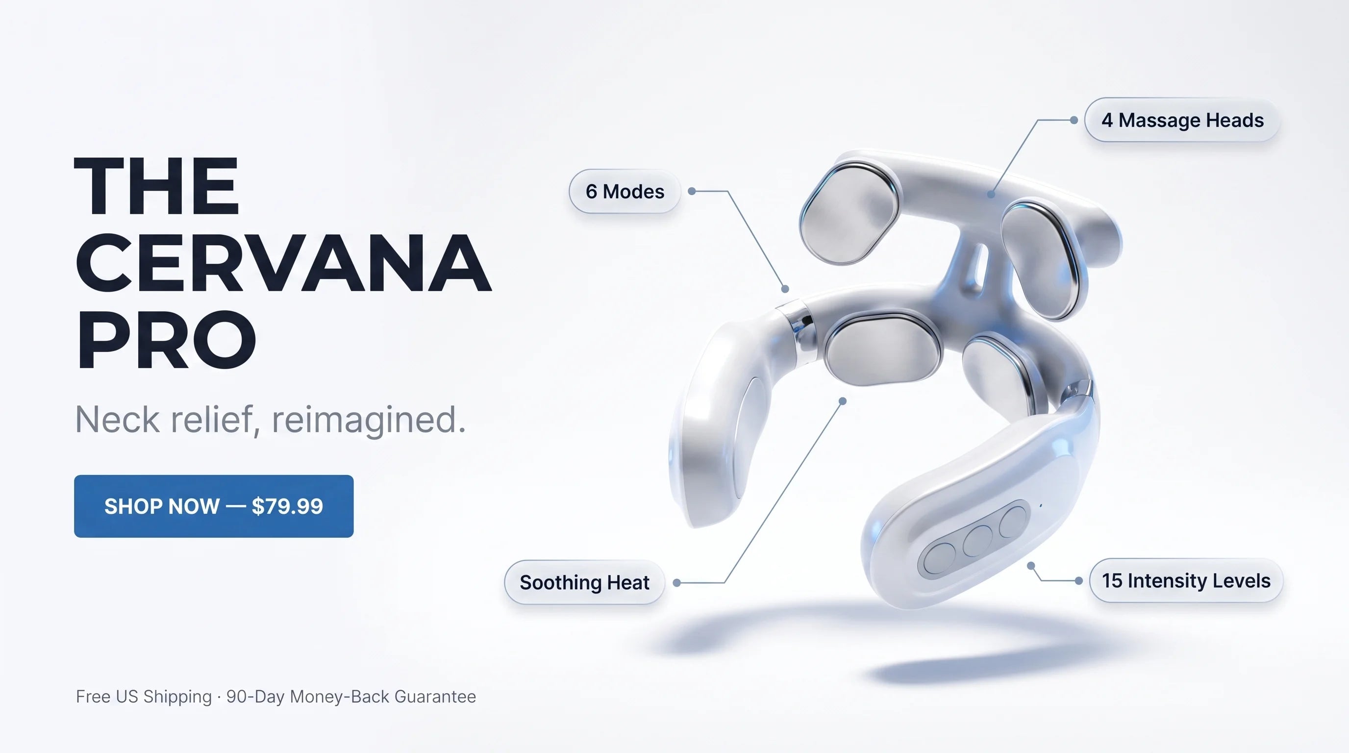 Cervana Pro Neck Massager - Features Overview