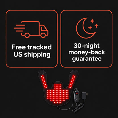 Photon Shoulder Cape, free US shipping and 30-night guarantee