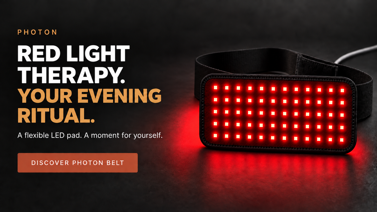 Photon Red Light Therapy - hero banner desktop