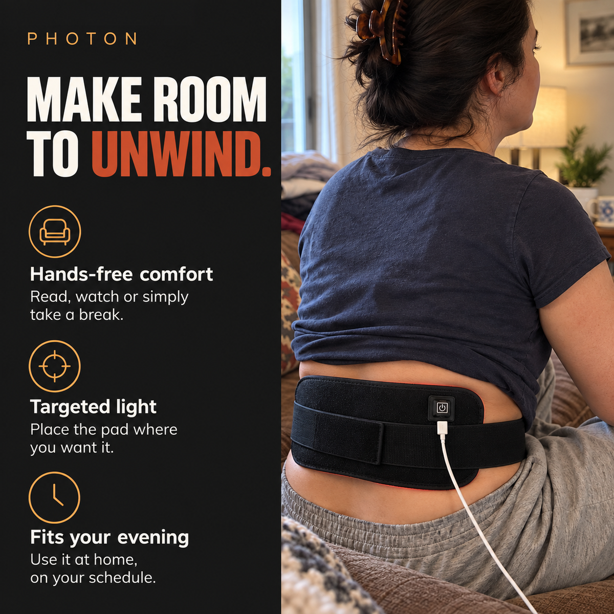 Daily benefits - less tension, better recovery, 15 minutes every evening